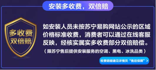 安裝慢1天賠100 多收費賠雙倍 安裝慢1天賠100 多收費賠雙倍